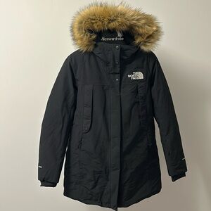 The North Face Black Parka with Fur Hood